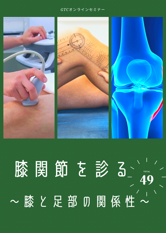 膝関節を診る〜膝と足部の関係性〜